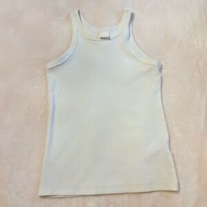 H&M white ribbed tank